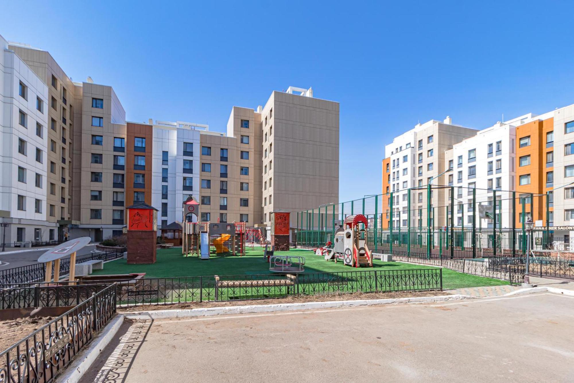Просторная квартира в Expo Boulevard Астана Экстерьер фото